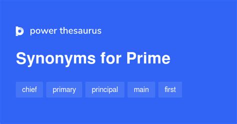 prime synonym|prime thesaurus.